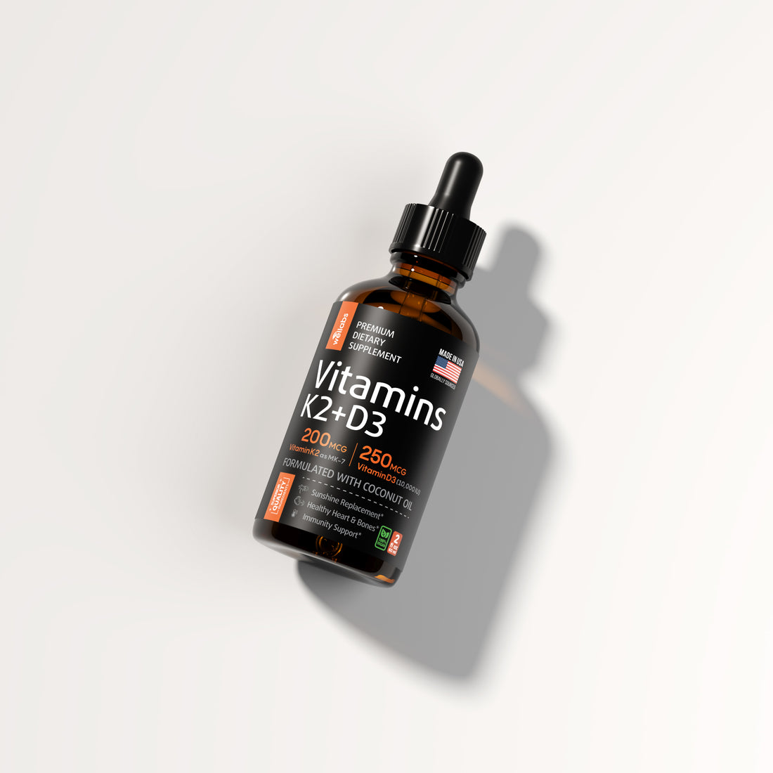 Liquid Vitamin D3 with K2